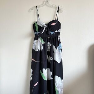 Love Bonito Lana Padded Knot Front Dress in Azalea Romance